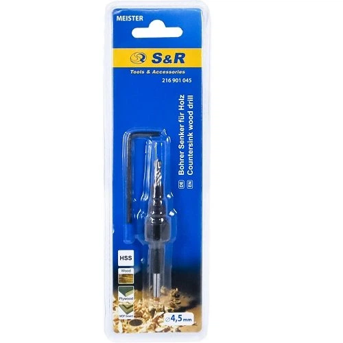 Сверло S&R Meister под конфирмат 4,5 мм (216901045) - изображение 2