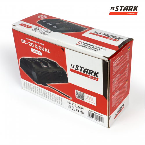 Зарядний пристрій STARK BC-20Q DUAL 18-21 В (210018030.002) - Фото 5 Зарядний пристрій STARK BC-20Q DUAL 18-21 В (210018030.002) - зображення 5