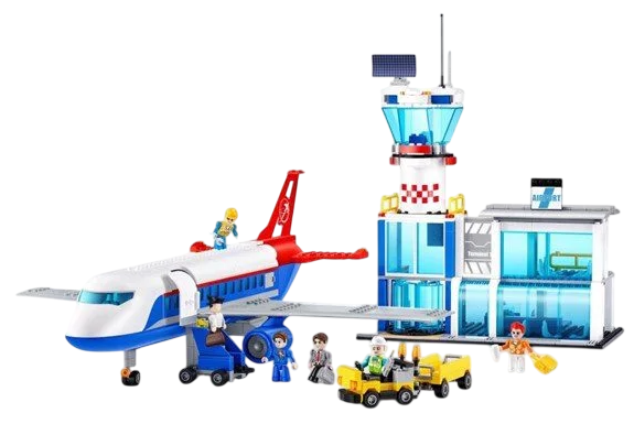 Конструктор Zuru Max CITY Bricks Аеропорт 793 елементи (193052063700) - зображення 2