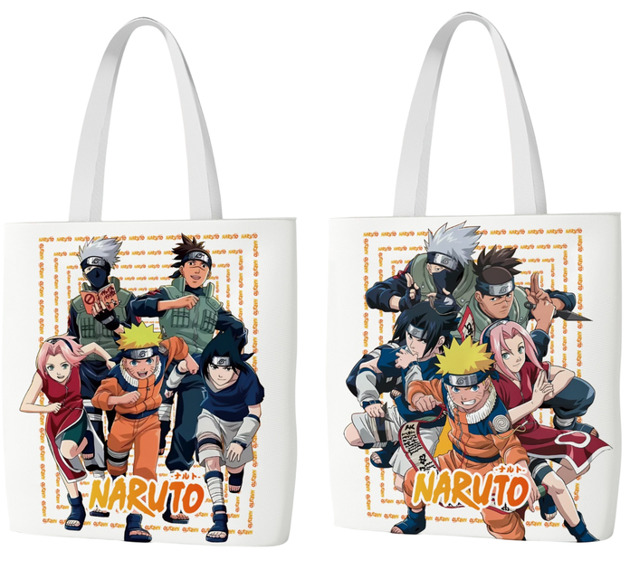 Шопер еко-сумка Наруто Naruto 33 х 37 см двосторонній - Фото 1 Шопер еко-сумка Наруто Naruto 33 х 37 см двосторонній - зображення 1