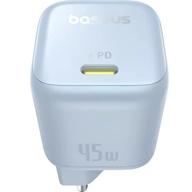 Зарядний пристрій Baseus PicoGo GaN 1C 45W Galaxy Blue (P10176800313-00) - Фото 3 Зарядний пристрій Baseus PicoGo GaN 1C 45W Galaxy Blue (P10176800313-00) - зображення 3
