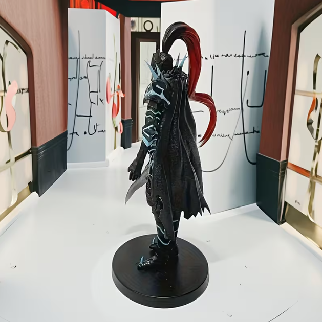 Аниме фигурка Игрис 21 см, Solo Leveling Поднятие уровня в одиночку, Теневой рыцарь Багряной Тени, Коллекционная статуэтка на подставке (GS957) - изображение 4