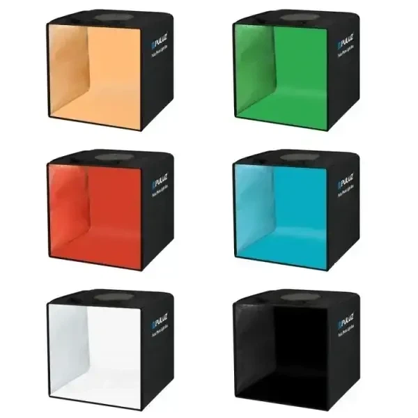 Портативный световой фотобокс лайтбокс для фотостудии PULUZ 60 x 60 x 60 см PU5060EU - изображение 4