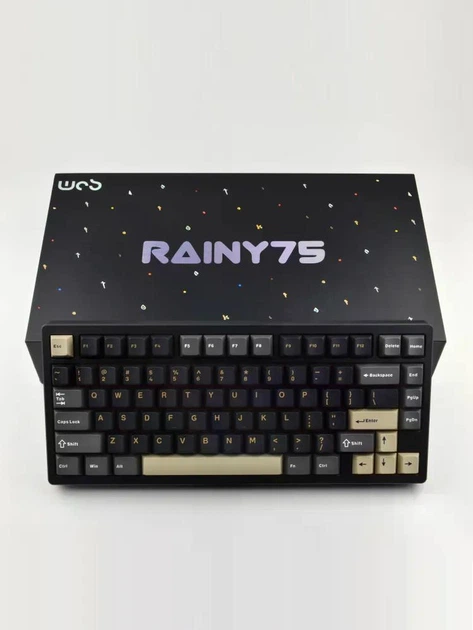 Rainy 75 pro ブラック WOBKEY Rainy 75 PRO Black Механическая клавиатура – фото, отзывы