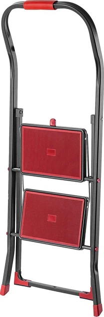 Сталева драбина Kadax Oulu з платформою 2 сходинки 150 кг K6586 (5903699457306) - зображення 2