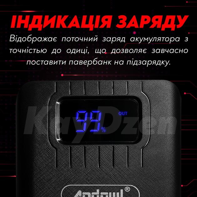 Повербанк умб 40000 mah Andowl power bank Q-CD701X2 павербанк с