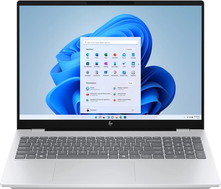 Laptop HP OmniBook 7 16-az0222nw (199485516394) Glacier Silver - obraz 1