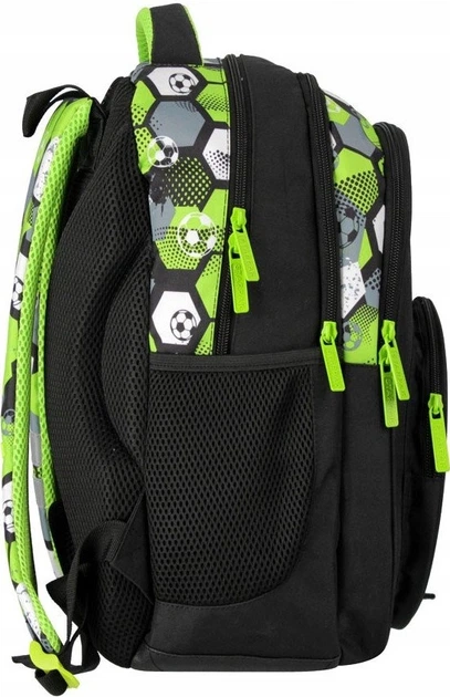 Plecak szkolny StarPak Football Green 38 x 25 x 18 cm (5905523681406) - obraz 5