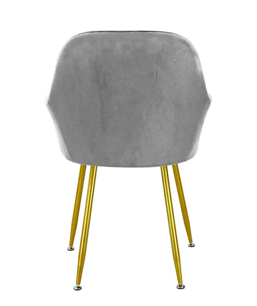 Стул в скандинавском стиле с мягкой обивкой DSF-316 Light Gray - изображение 6