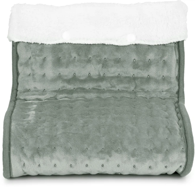 Електрична грілка для стоп ModernHome by Multistore М'який черевик пульт 10 рівнів нагріву Світло-сірий XB-8086A-LGY - зображення 2