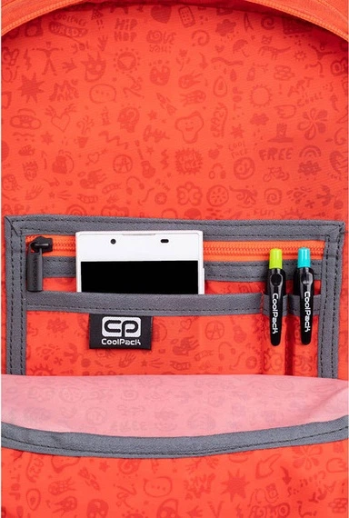 Plecak CoolPack Rider Orange 27 l 43 x 31 x 19 cm (5903686320170) - obraz 5