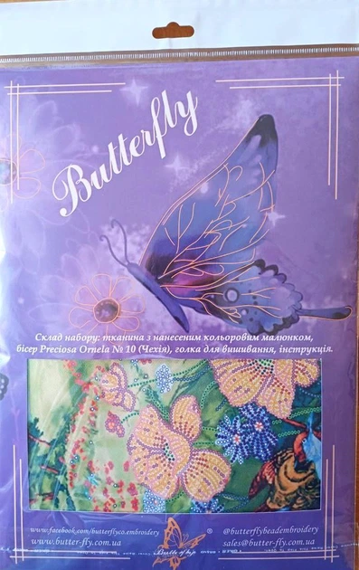 Набір для вишивання бісером Butterfly 294 Літо. Маки 39 х 22 см - Фото 7 Набір для вишивання бісером Butterfly 294 Літо. Маки 39 х 22 см - зображення 7