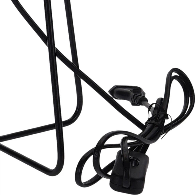 Lampa stołowa AM63 569043 metalowa 21 cm Czarna (8719987224737) - obraz 3