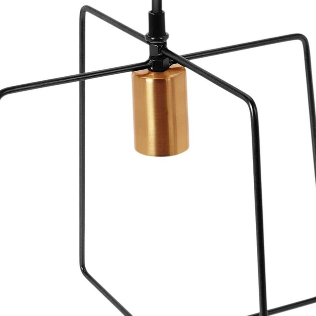 Lampa wisząca AM63 569041 metalowa 21 cm Czarno-złota (8719987224539) - obraz 2