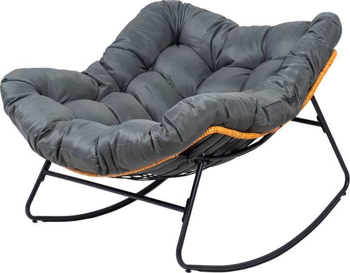 Fotel bujany Hedo Skandynawski kokon XL Szary 100028 (5904041164453) - obraz 2