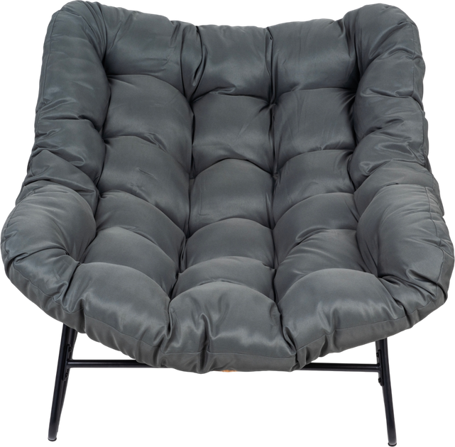 Fotel bujany Hedo Skandynawski kokon XL Szary 100028 (5904041164453) - obraz 4