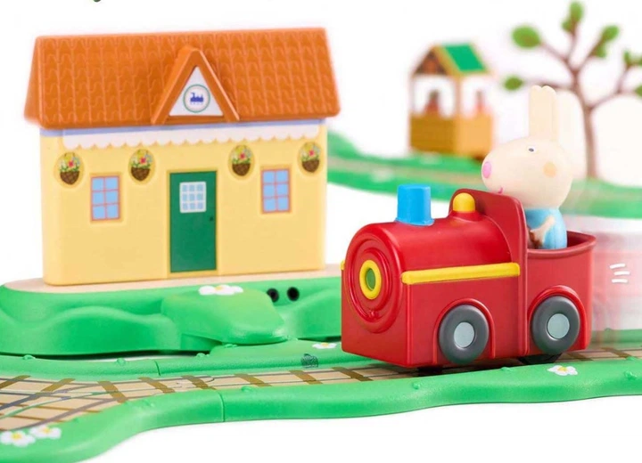 Ігровий набір Peppa Pig Whiz Around Модульна колія для транспортних засобів (6097015922995) - зображення 3