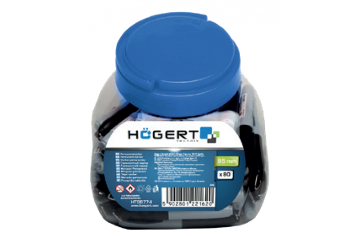 Постоянный маркерный набор Hogert 80 штук для письма и рисования (HT3B774) - изображение 2