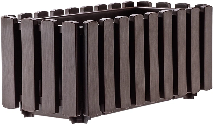 Skrzynia balkonowa Kadax Glifada 38 x 18 x 16.5 cm Brązowa (K8028) - obraz 2