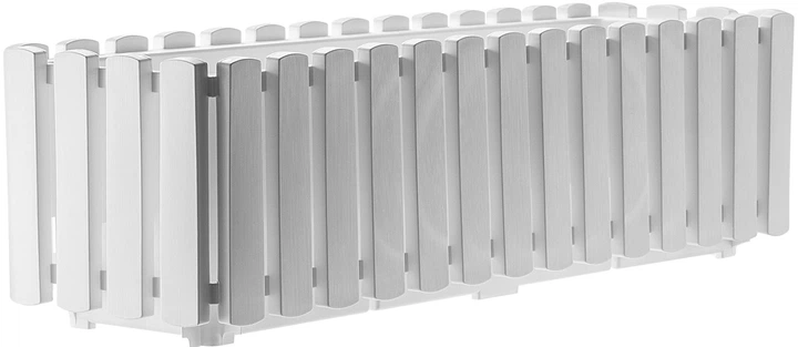 Skrzynia balkonowa Kadax Glifada 58 x 18 x 16.5 cm Biała (K8031) - obraz 2