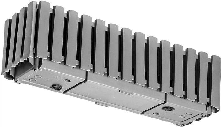 Skrzynia balkonowa Kadax Glifada 58 x 18 x 16.5 cm Szara (5903699473221) - obraz 3