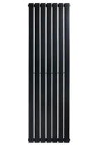 Дизайнерский радиатор отопления ARTTIDESIGN Livorno 7/1600/476/50 вертикальный черный матовый - изображение 7