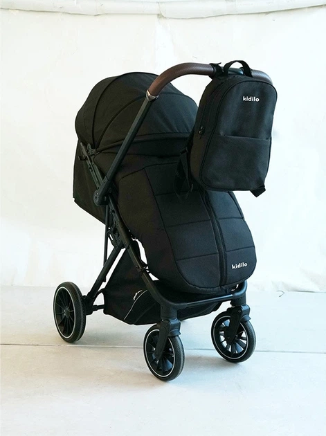 Коляска прогулочная Kidilo 6530B Black (1171376) (Kidilo 6530B black) - изображение 4