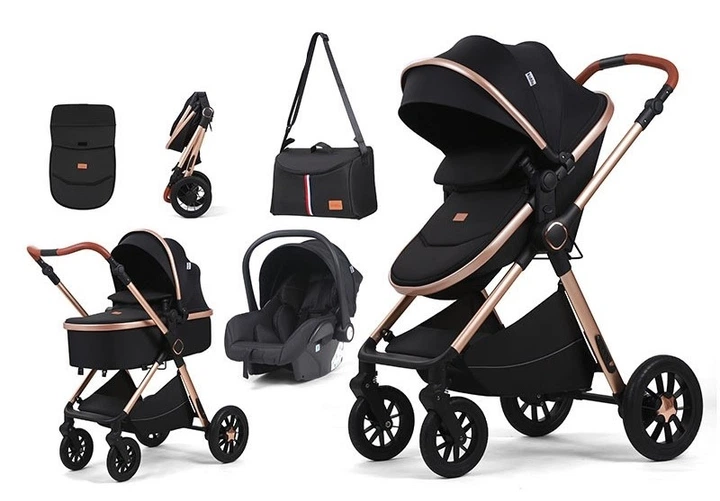 Коляска 3 в 1 Kidilo H2D Black (1111556) (Kidilo H2D (Black)) - изображение 2