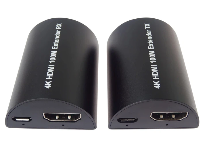 Przedłużacz sygnału HDMI ExtraDigital HDMI 4K/60Hz do 100 m przez Cat5e/6 (9990000913800) - obraz 2