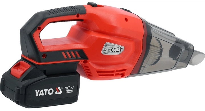 Odkurzacz akumulatorowy Yato YT-85682 18 V (4 Ah 9 kPa) do domu i auta z filtrem (5906083119866) - obraz 3