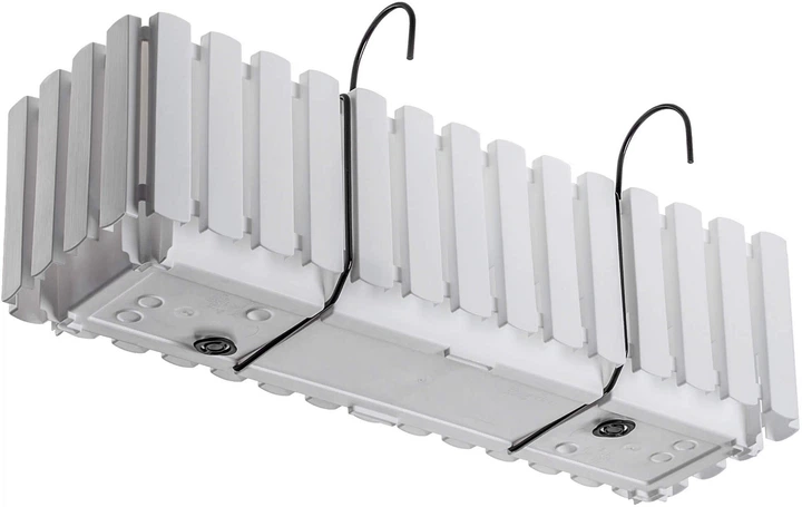 Skrzynia balkonowa Kadax Glifada 58 x 18 x 16.5 cm Biała (K8430) - obraz 3