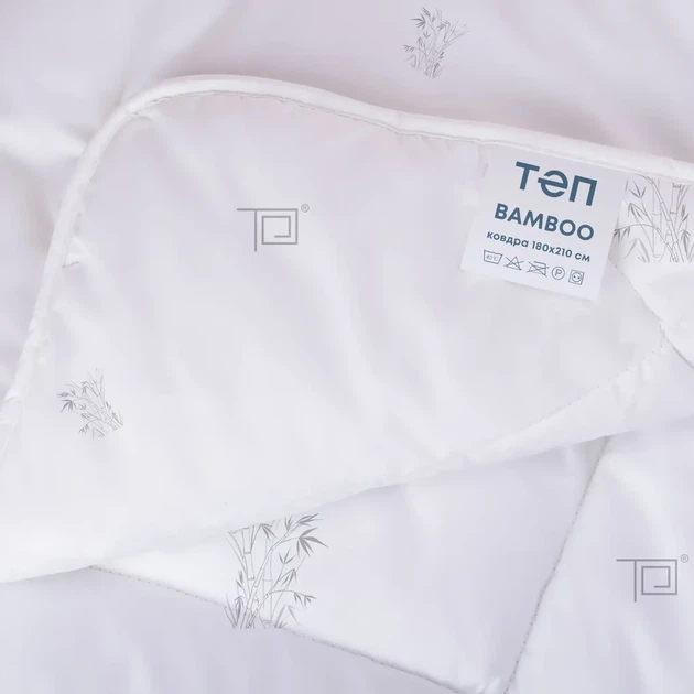 Ковдра двоспальна 180×210 всесезонна тепла NATURE BAMBOO, антиалергійна, бамбукове волокно, 350 г/м² (1-05147_00000) - Фото 4 Ковдра двоспальна 180×210 всесезонна тепла NATURE BAMBOO, антиалергійна, бамбукове волокно, 350 г/м² (1-05147_00000) - зображення 4