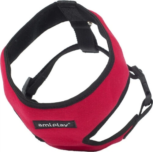 Szelki dla psów Amiplay Scout Denver M Czerwone (5907563249103) - obraz 2