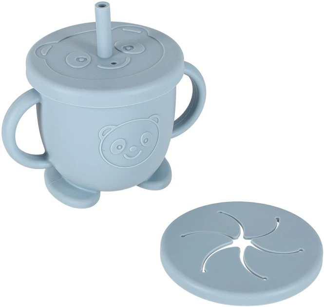 Zestaw naczyń dla dzieci Kik silikonowe krab niebieski 9 szt (5903039767966) - obraz 4