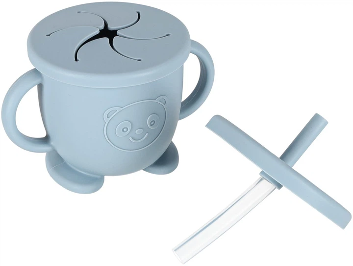 Zestaw naczyń dla dzieci Kik silikonowe krab niebieski 9 szt (5903039767966) - obraz 5