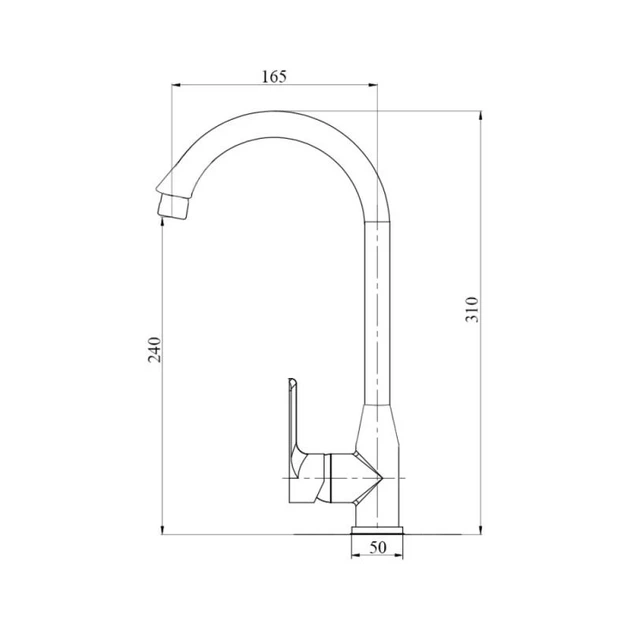 Змішувач для кухні Brinex 35W 007 - изображение 2