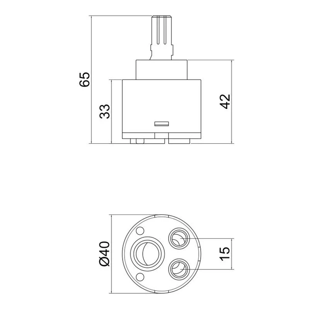 Картридж для смесителя Lidz Repair 40 (k40) LDREP4025840 - изображение 2
