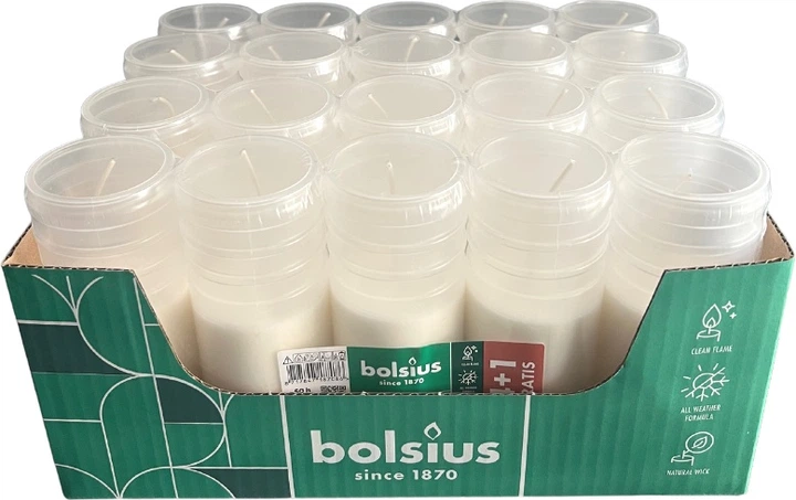 Wkład do zniczy parafinowy Bolsius RP3 50H 16+4 szt (8717847187079) - obraz 2