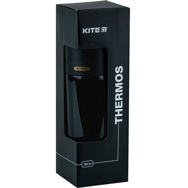 Термос Kite Pearl K24-302-1, 350 мл, чорний - изображение 4