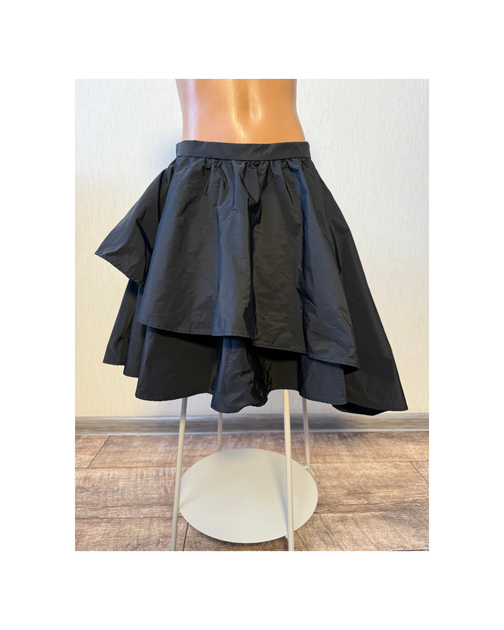 Спідниця чорна для дівчинки MSGM стильна багатошарова р. 8А/128 см - Фото 2 Спідниця чорна для дівчинки MSGM стильна багатошарова р. 8А/128 см - зображення 2