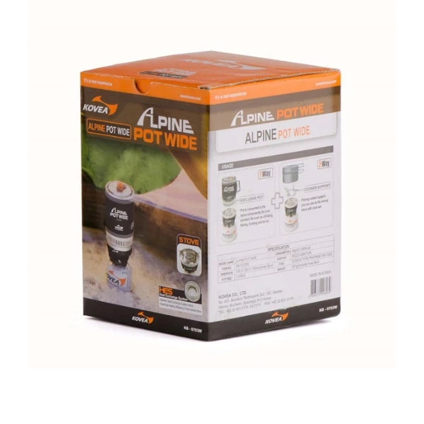 Газовий пальник Kovea KB-0703W Alpine Pot Wide (KB-0703W) - зображення 8