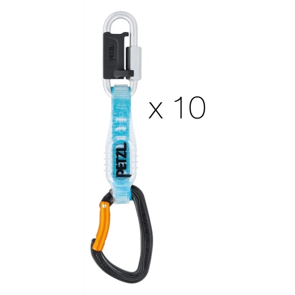 Набір відтяжек з карабінами Petzl Djinn Steel Axess and Go 8 mm 10 шт Multi Color (1052-M060EA00) - Фото 1 Набір відтяжек з карабінами Petzl Djinn Steel Axess and Go 8 mm 10 шт Multi Color (1052-M060EA00) - зображення 1