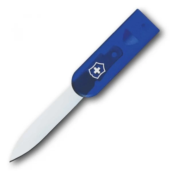 Нож Victorinox для SwissCards Transparent Синий (1049-VxA6510.T2) - Фото 1 Нож Victorinox для SwissCards Transparent Синий (1049-VxA6510.T2) - изображение 1