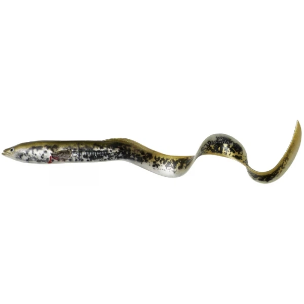 Силикон Savage Gear 3D Real Eel Loose Body 150mm 12.0g #20 Черный/Серый (1013-1854.24.40) - Фото 1 Силикон Savage Gear 3D Real Eel Loose Body 150mm 12.0g #20 Черный/Серый (1013-1854.24.40) - изображение 1
