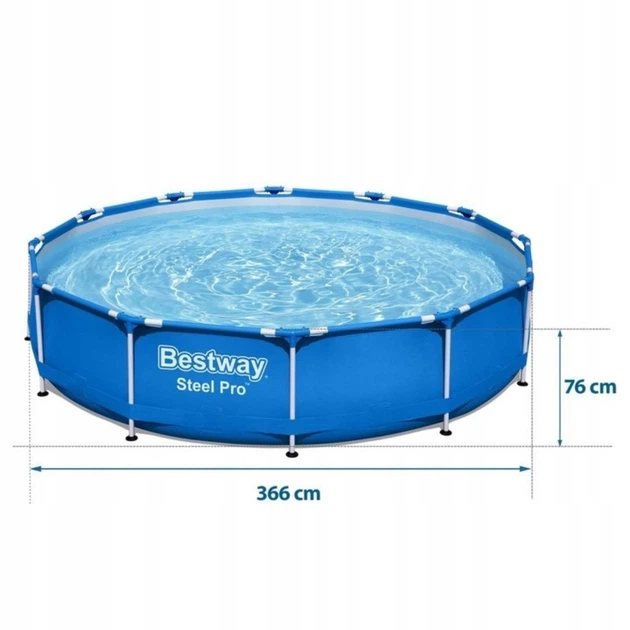 Басейн каркасний 366x76 см Bestway 56681 - изображение 2