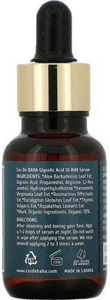 Serum do twarzy Cos De Baha G Glycolic Acid złuszczjące z kwasem glikolowym 30 ml (8809240317839) - obraz 3