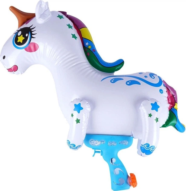 Pistolet na wodę dmuchany Free & Easy Jednorożec (5904316462796) - obraz 3