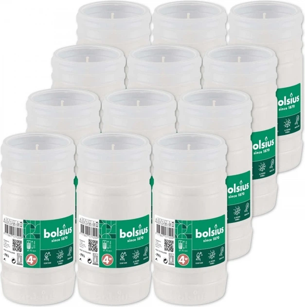 Wkład do zniczy parafinowy Bolsius RP 4W 79H 12 szt (8717847177216) - obraz 2