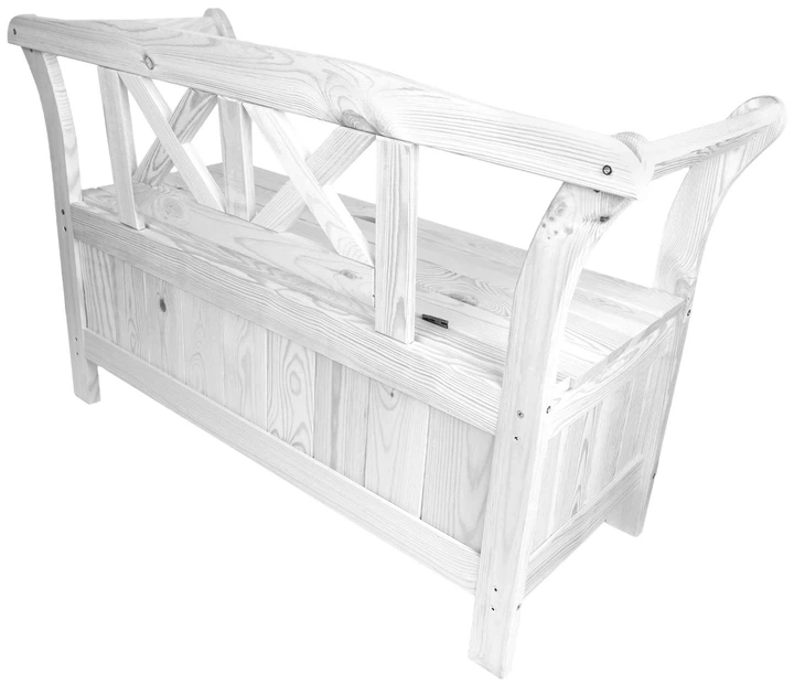 Ławka ogrodowa ze skrzynią Kadax Rosay K10076 - obraz 3