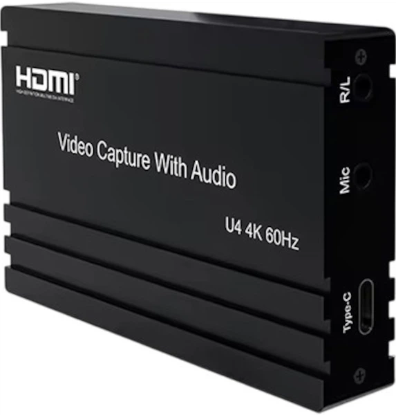 Urządzenie przechwytujące wideo ExtraDigital Loop HDMI USB3.0 4K/60Hz Black (9990000916023) - obraz 3